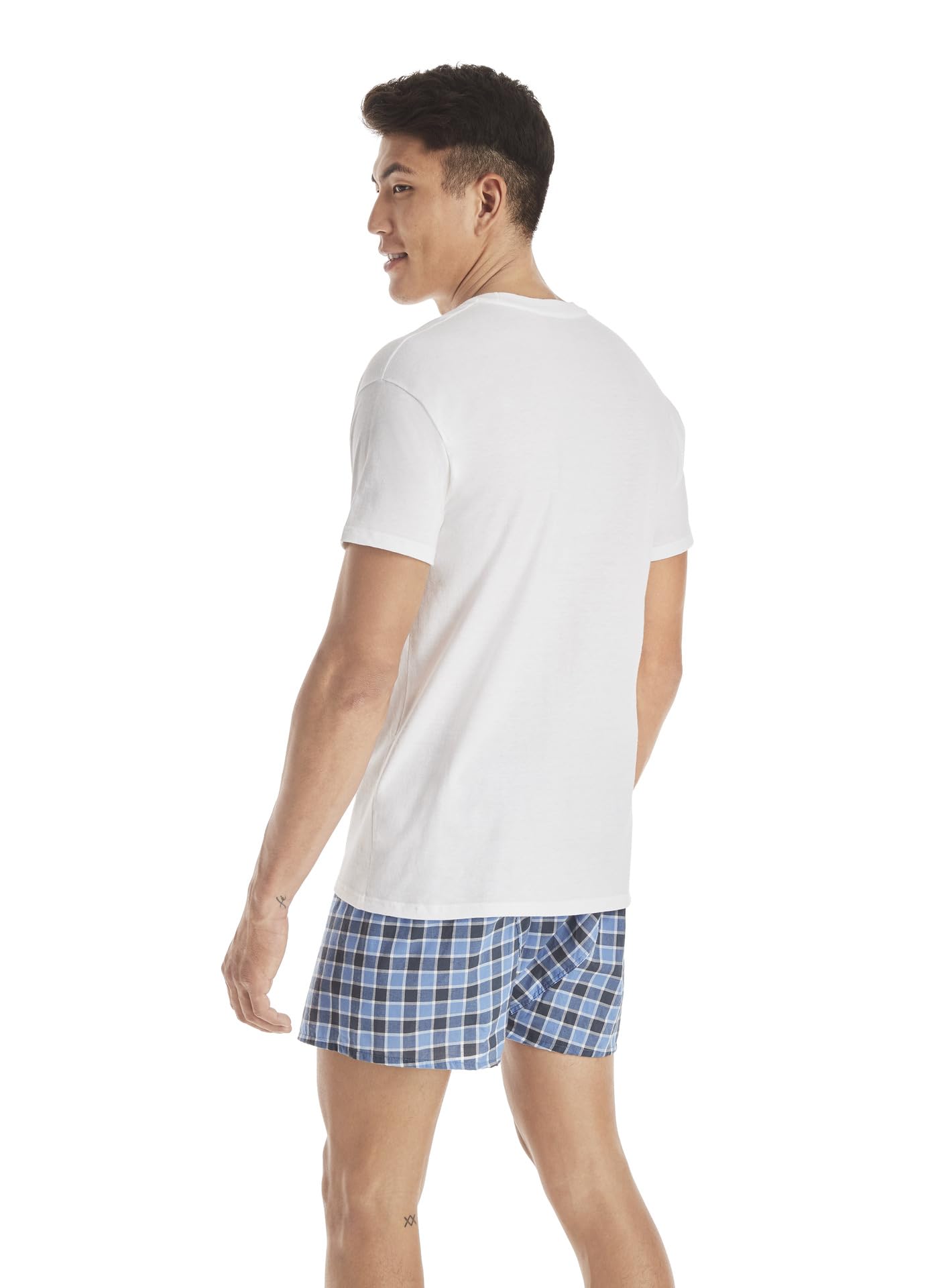 Hanes Men's Comfortsoft 4 Pack FreshIQ Cotton V-Neck T-Shirt, White, 2XL 🍁 All In One Marketplace Canada