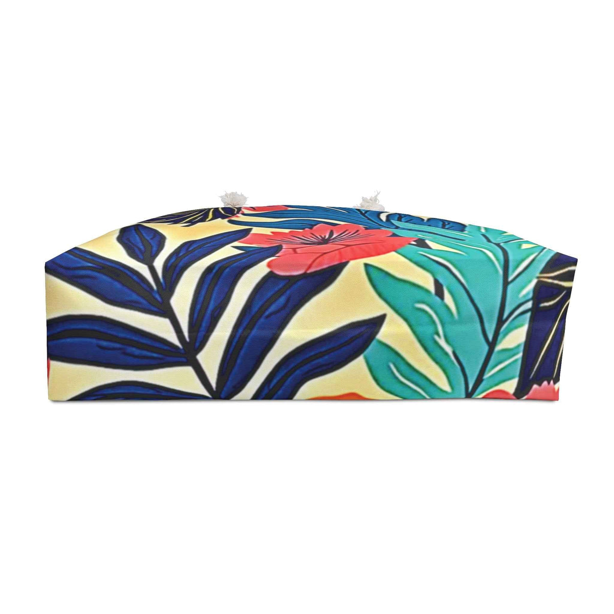 Tropical Floral Weekender Bag | Large Beach Tote, Vacation Bag