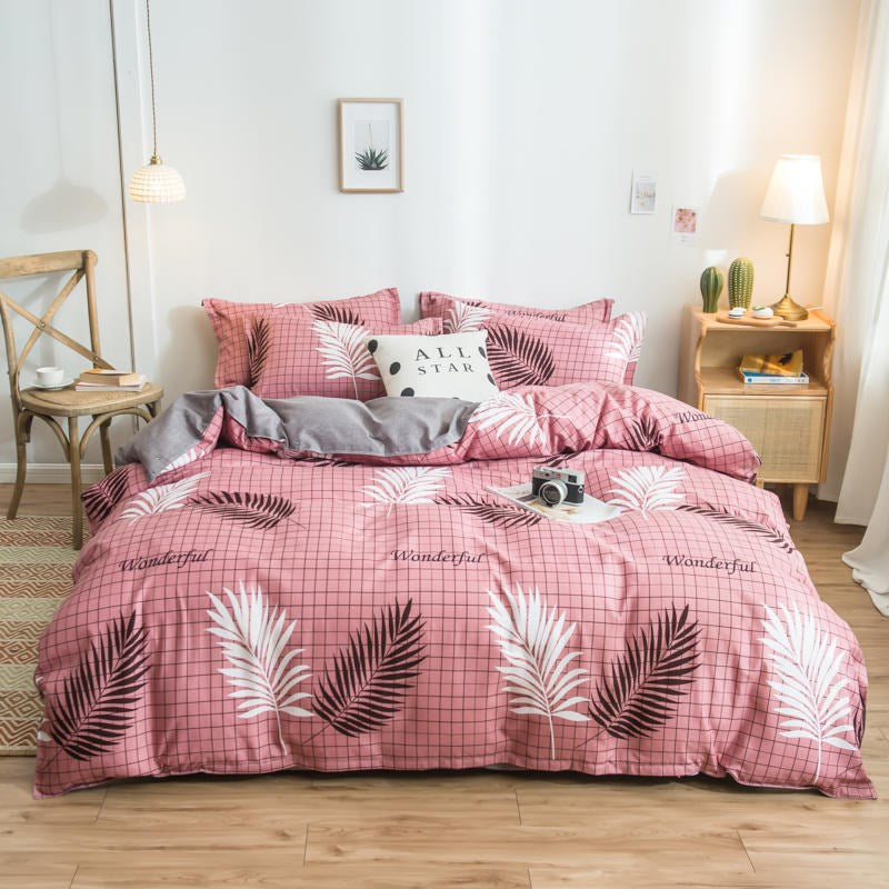 Floral Cotton Duvet Cover Set