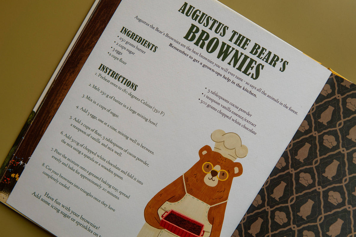 Brown Paper Fox - Augustus the Bear - Hardcover Picture Book - Canadian Publisher - Ages 3–8
