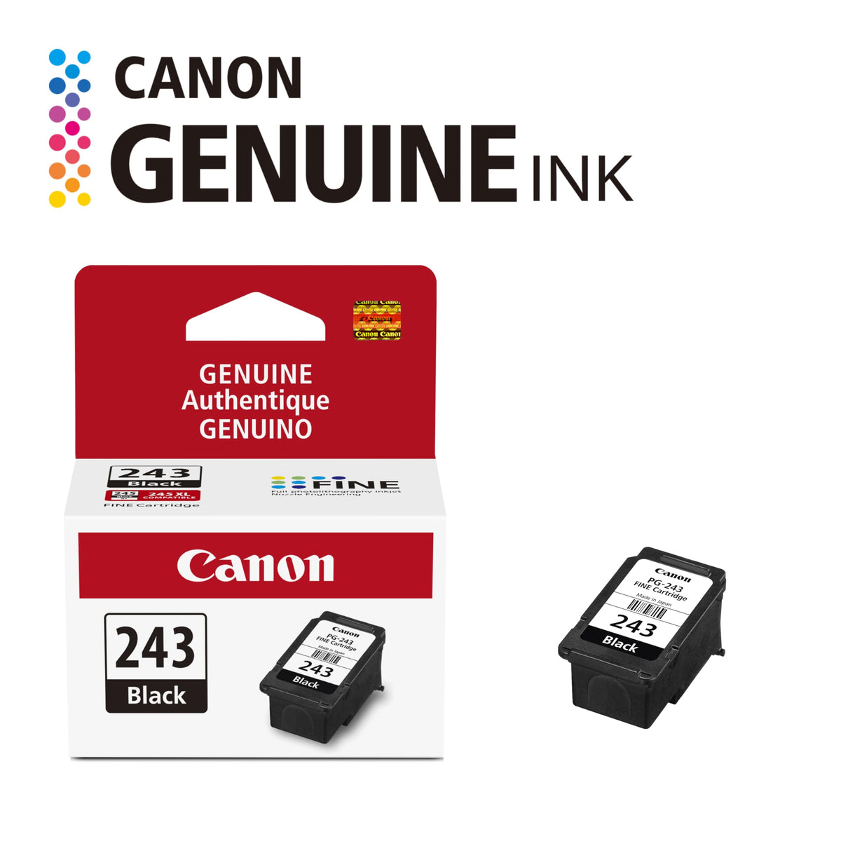 Canon PG-243 Black Ink Cartridge Compatible to Printer iP2820 MX492, MG2420, MG2520, MG2920, MG2922, MG2924 MG3020, MG2525, TS3120, TS302, TS202 and TR4520 🍁 All In One Marketplace Canada