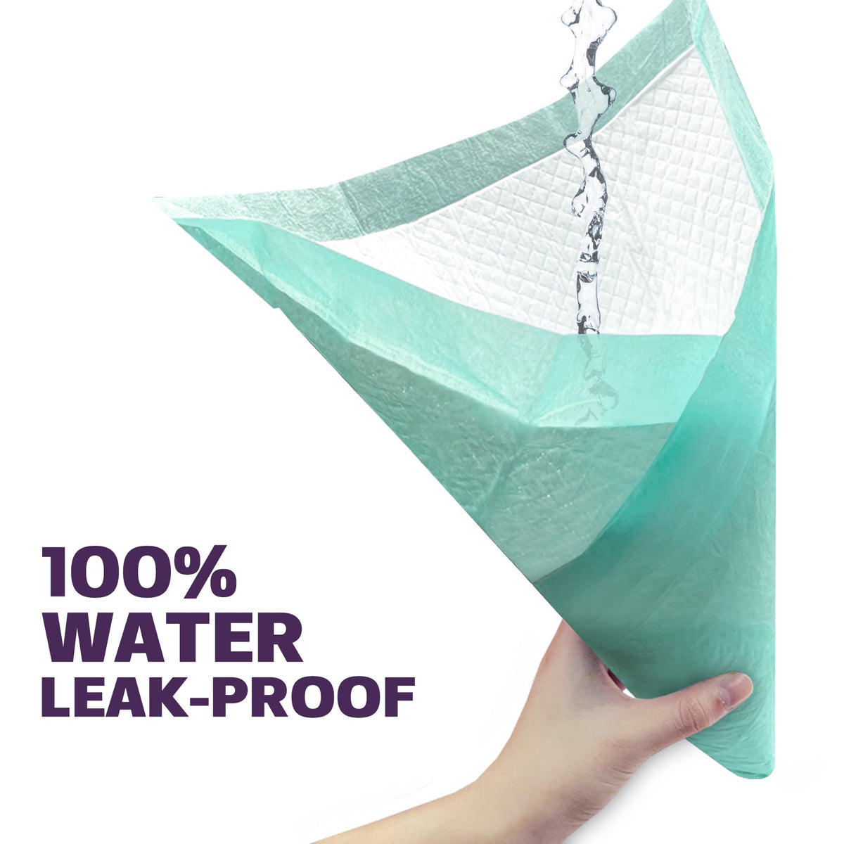 PureNexus Health Disposable Underpads 17" x 24", 100 Count – Super Absorbent Incontinence Bed Pads, Waterproof Pee Pads, Chux, Soaker Pads for Baby Changing, Kids, Adults & Elderly, Mattress Protector 🍁 All In One Marketplace Canada
