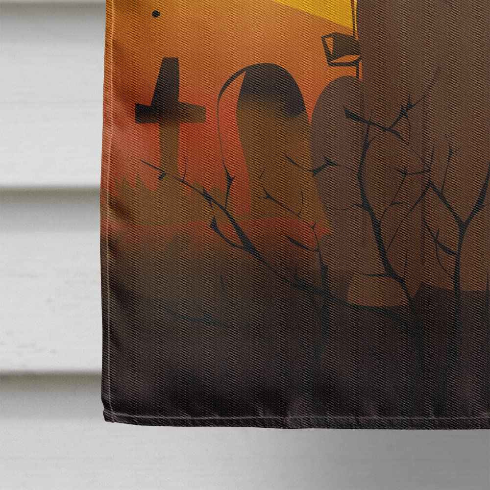 Caroline's Treasures BB4322CHF Halloween Chocolate Labrador Flag Canvas House Size, Large, Multicolor