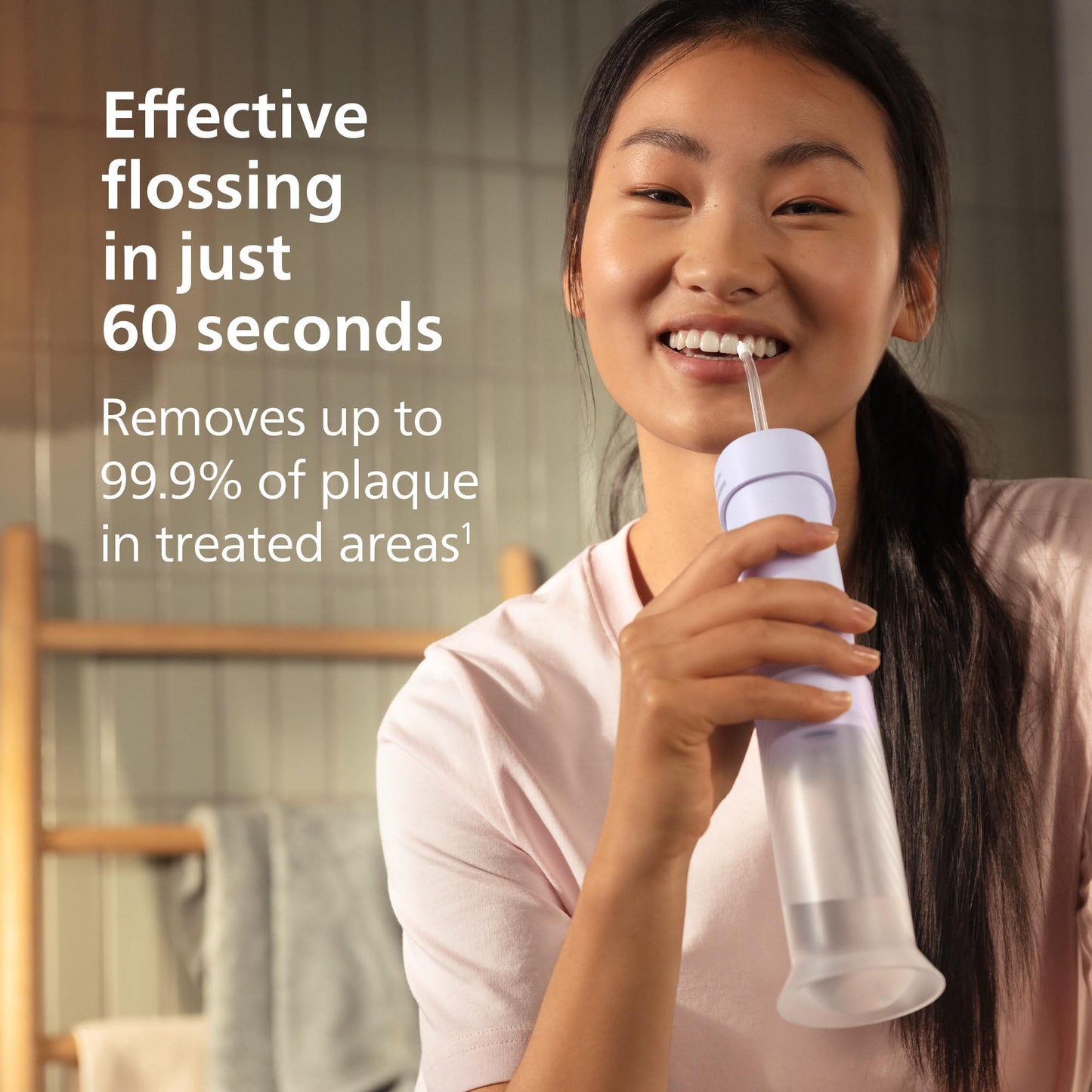 Philips Sonicare Compact Flosser 1000, Portable Water Flosser with 3 Flossing Modes, IPX7 Waterproof Oral Irrigator, Travel Friendly, Purple, Model HX3333/23 🍁 All In One Marketplace Canada