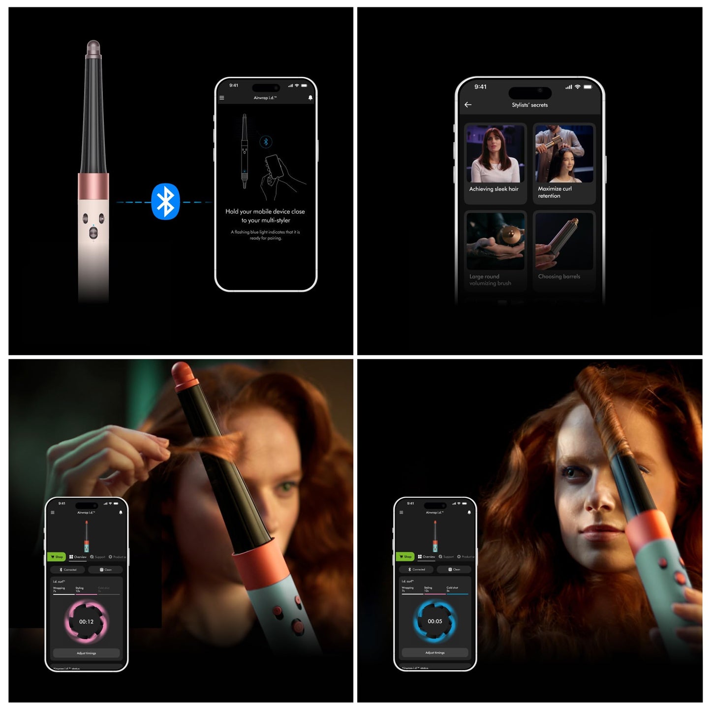 Dyson Airwrap i.d.™ multi-styler Straight+Wavy in Ceramic pink and rose gold 🍁 All In One Marketplace Canada