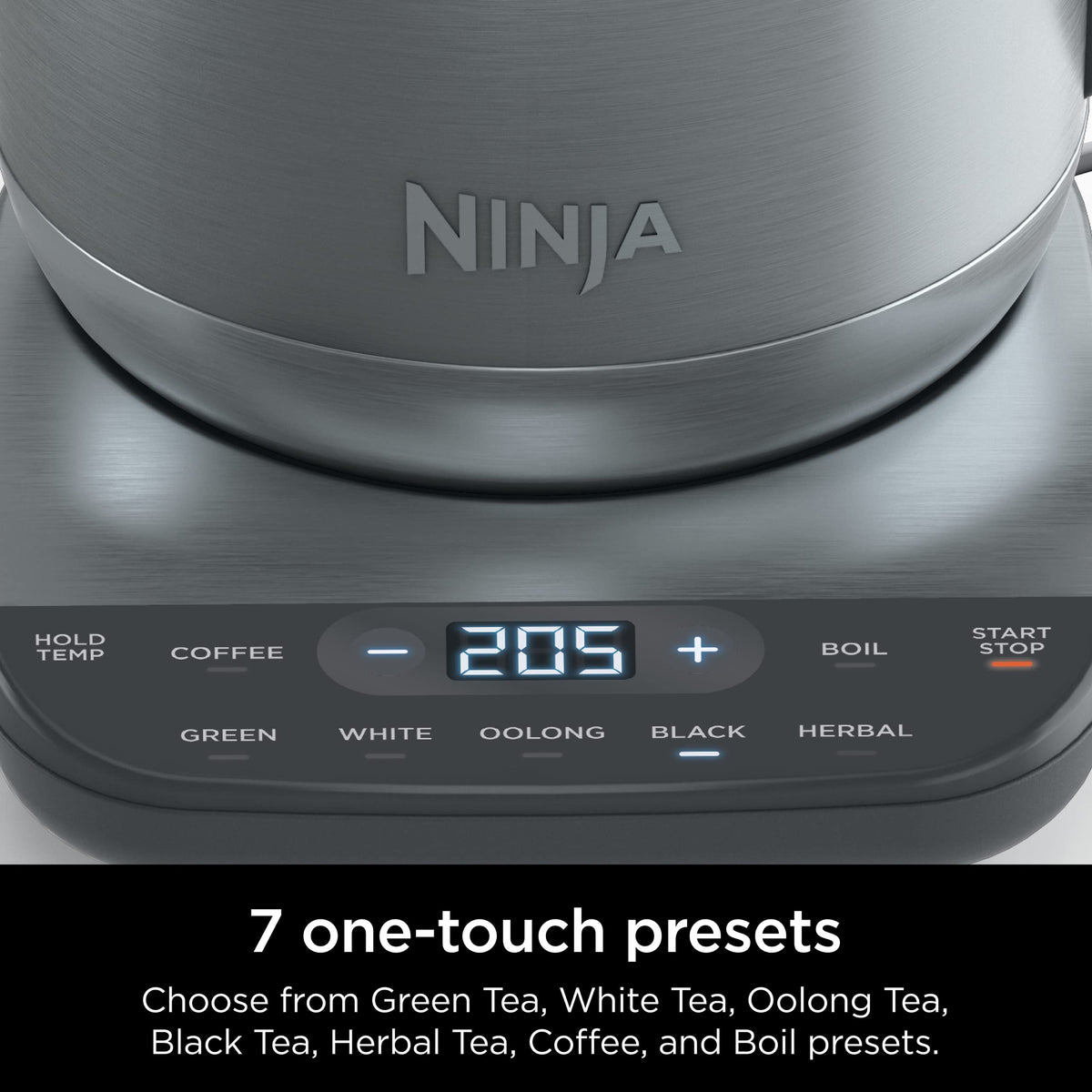 Ninja KT200C Precision Temperature Electric Kettle, 1500 watts, BPA Free, Stainless, 7-Cup Capacity, Hold Temp Setting 🍁 All In One Marketplace Canada