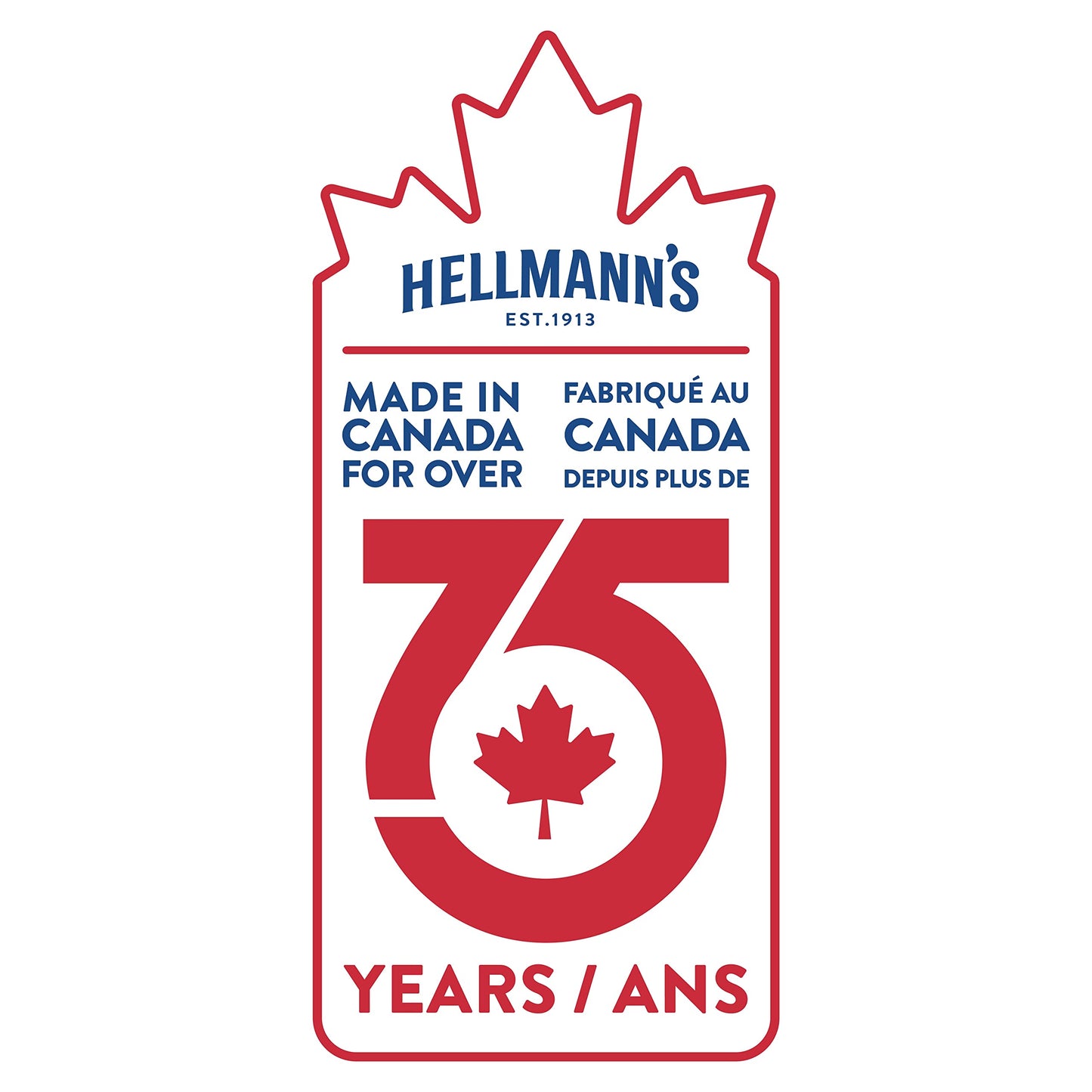 Hellmann's Mayonnaise ideal condiment for sandwiches, salads and burgers Olive Oil with free run eggs and canola oil 750 ml 🍁 All In One Marketplace Canada