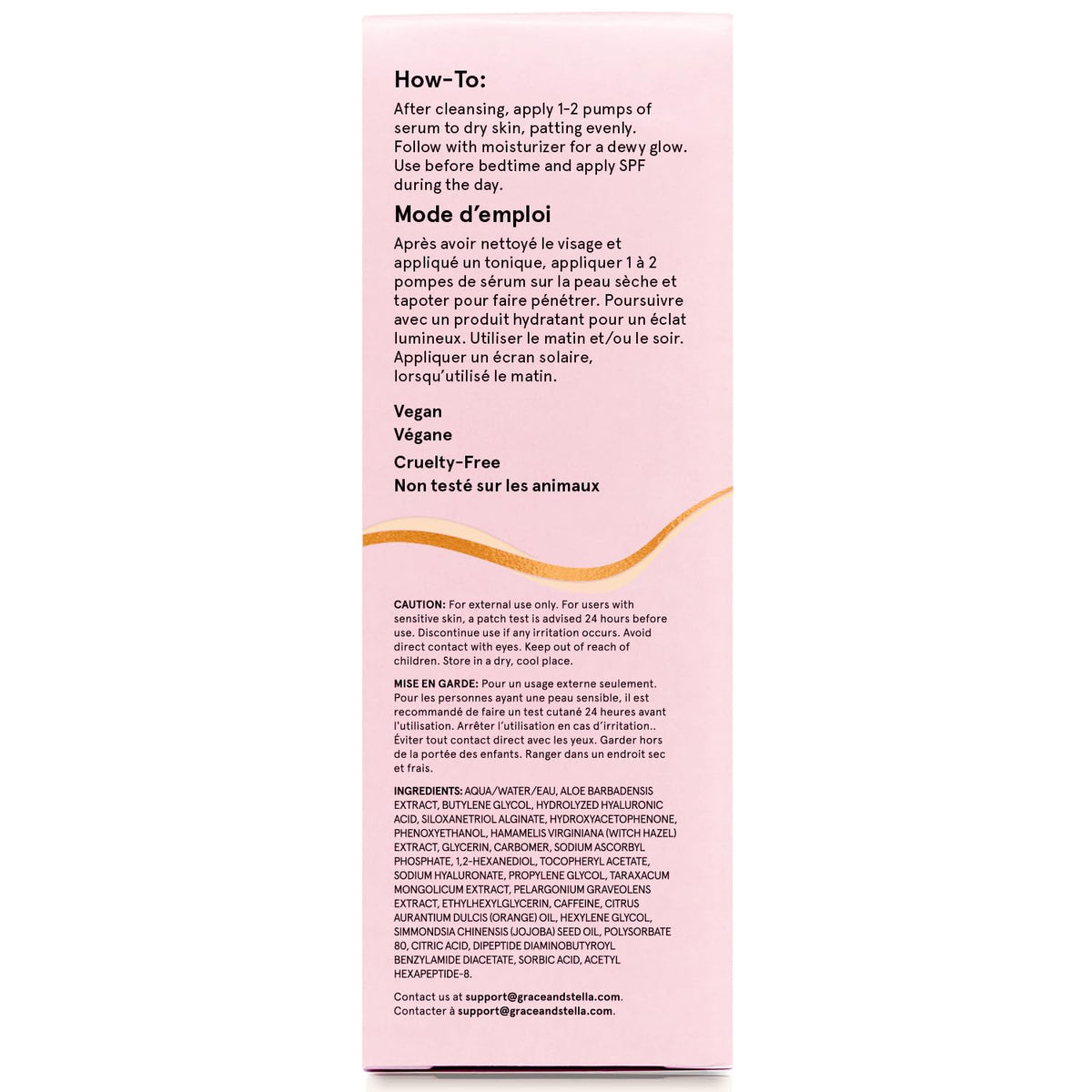 grace & stella Vitain C Serum (50ml /1.7 fl oz) - Brightening Vitamin C Face Serum with Hyaluronic Acid - To Reduce Dullness & Dark Spots - Vegan Skincare 🍁 All In One Marketplace Canada