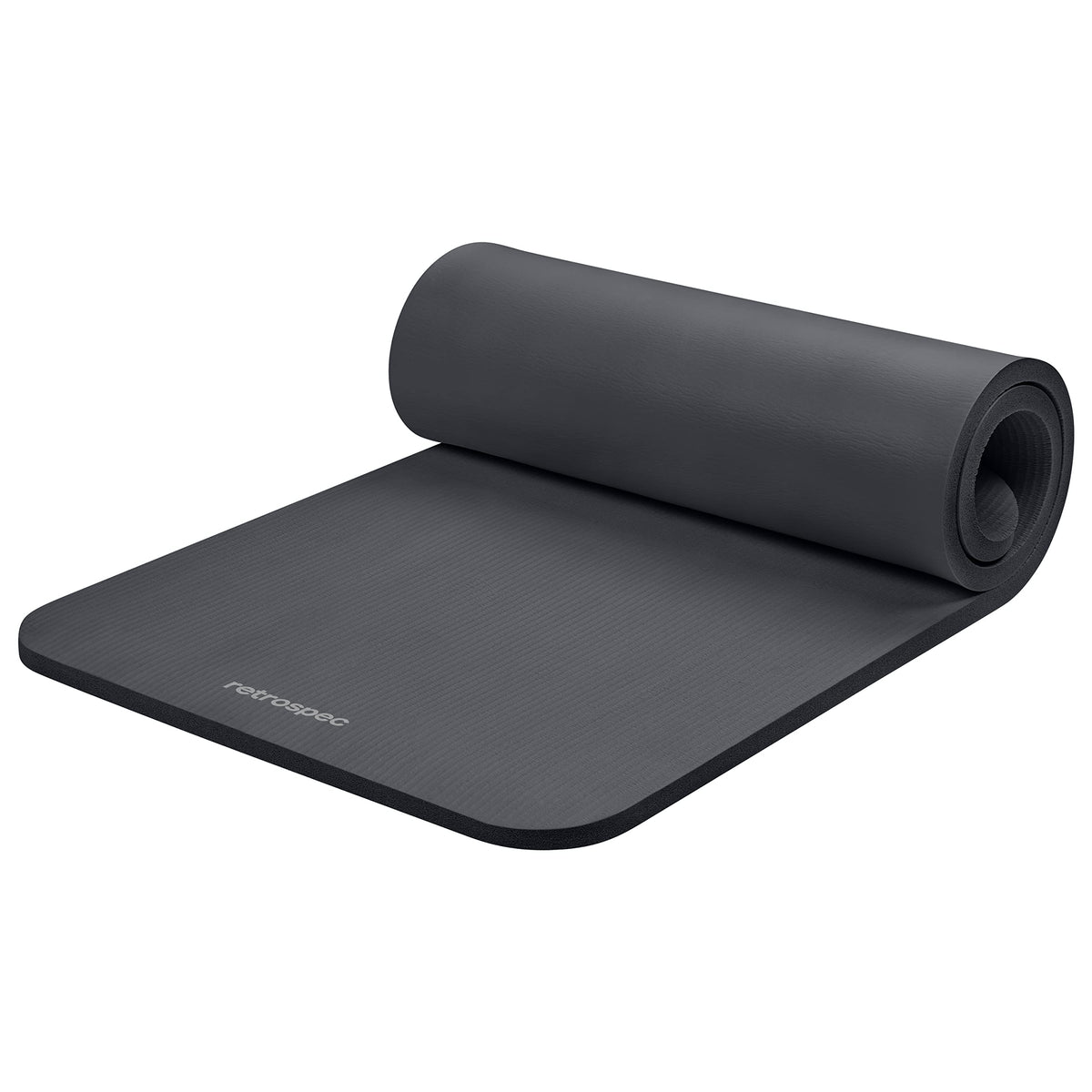Retrospec Solana Yoga Mat 1" And 1/2" Thick With Nylon Strap for Men And Women - Non Slip Exercise Mat For Home Yoga, Pilates, Stretching, Floor And Fitness Workouts 🍁 All In One Marketplace Canada