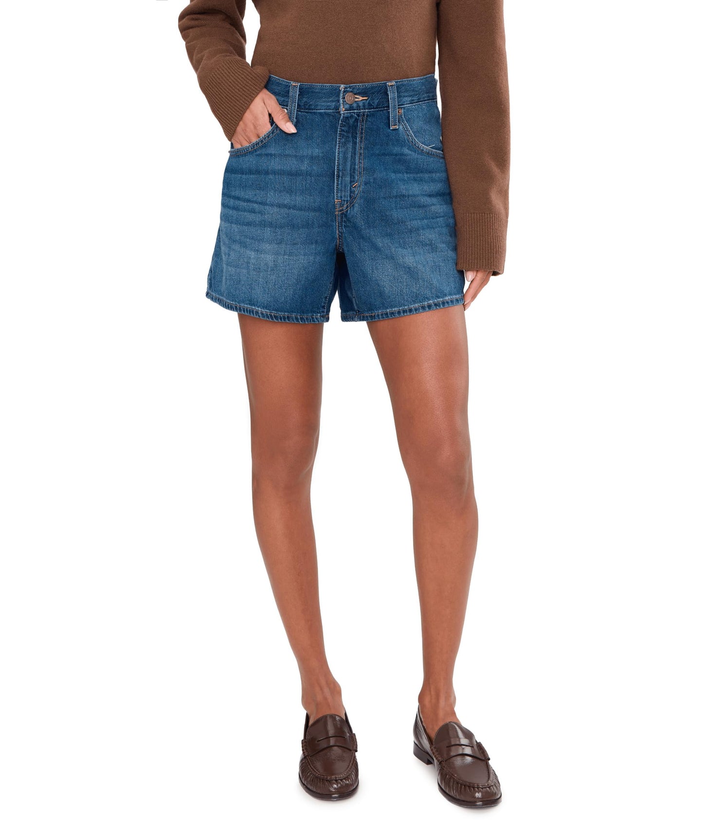 Levi's Womens Cinch Mid-Thigh Short, (New) Kiss Goodbye (Lightweight) (Non-Stretch), 26 🍁 All In One Marketplace Canada