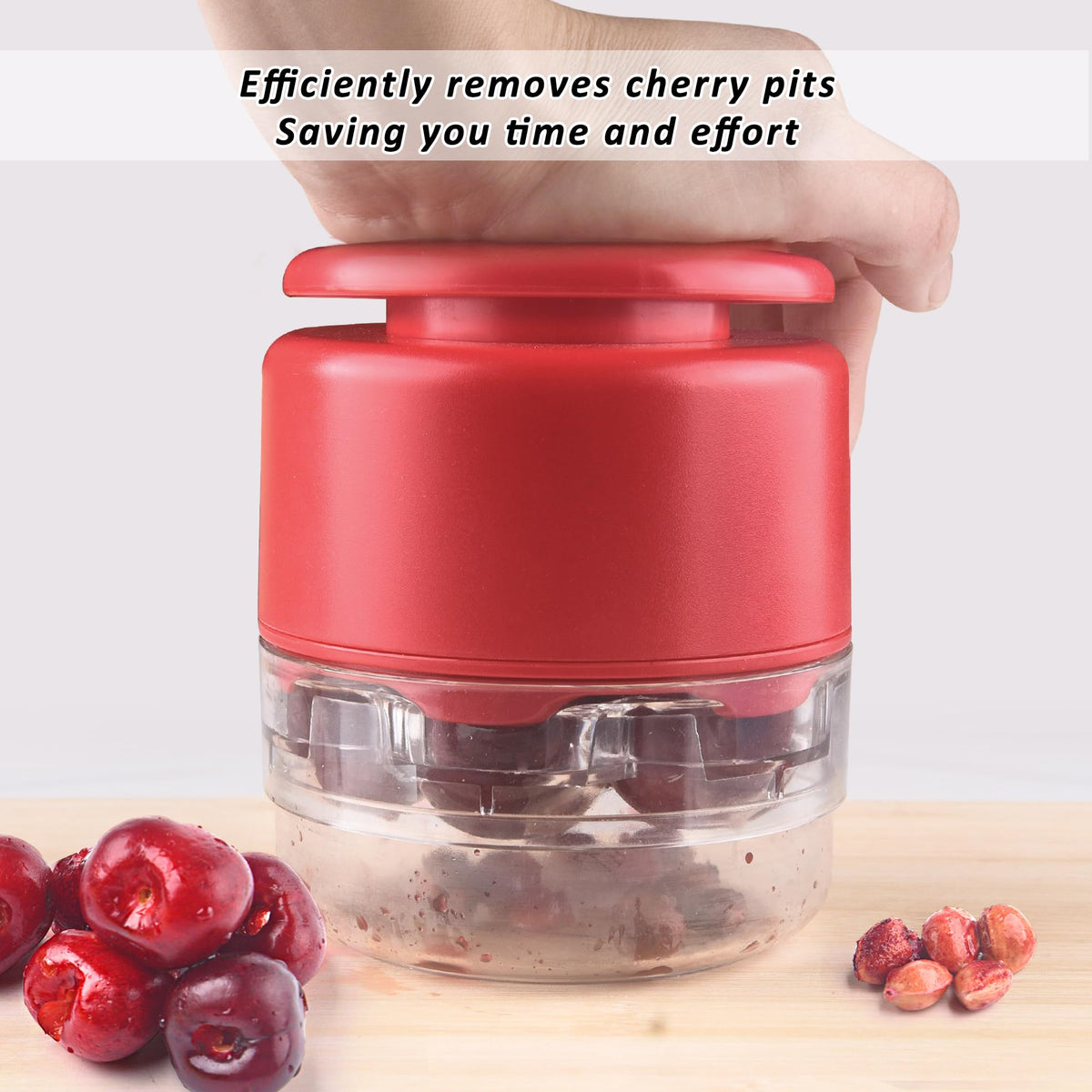 Cherry Pitter - Makmzoon Multi Cherries Corer Stainless Steel Pitter Tool Making Cherry Jam - 7 Cherries 🍁 All In One Marketplace Canada