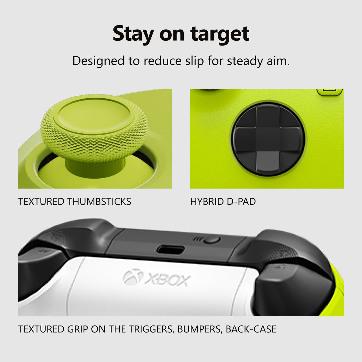 XBOX Core Wireless Gaming Controller – Electric Volt – XBOX Series X|S, XBOX One, Windows PC, Android, and iOS - Electric Volt Controller Edition 🍁 All In One Marketplace Canada