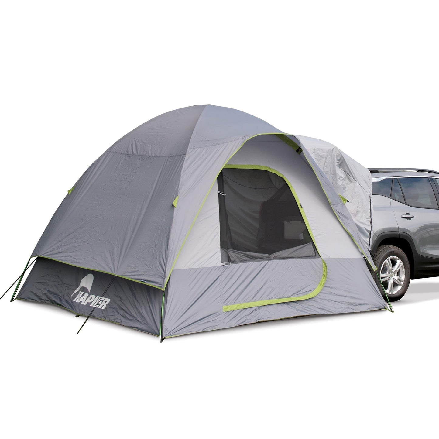 Napier Backroadz SUV Tent | 10' x 10' Vehicle Camping Tent | Fits All CUVs, SUVs, and Minivans | Sleeps 5 | Spacious, Durable, Easy Set-up | Gray/Green | Model 19100 🍁 All In One Marketplace Canada