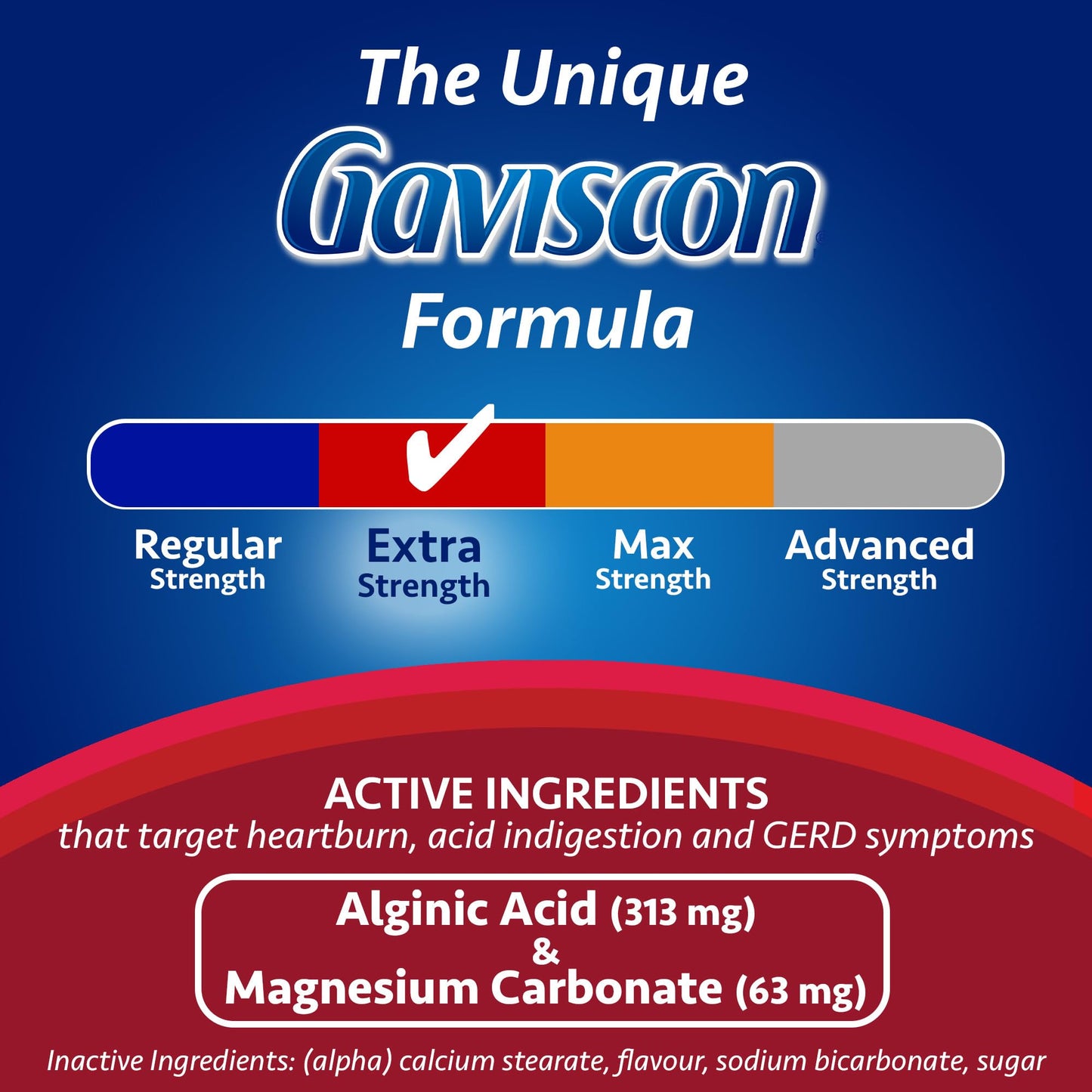 Gaviscon Extra Strength Tablets - 120 Count - Chewable Foaming Antacid Tablets for Day and Night Heartburn Relief, Acid Reflux and GERD Relief, Cooling & Refreshing Peppermint - Free of Aluminum 🍁 All In One Marketplace Canada