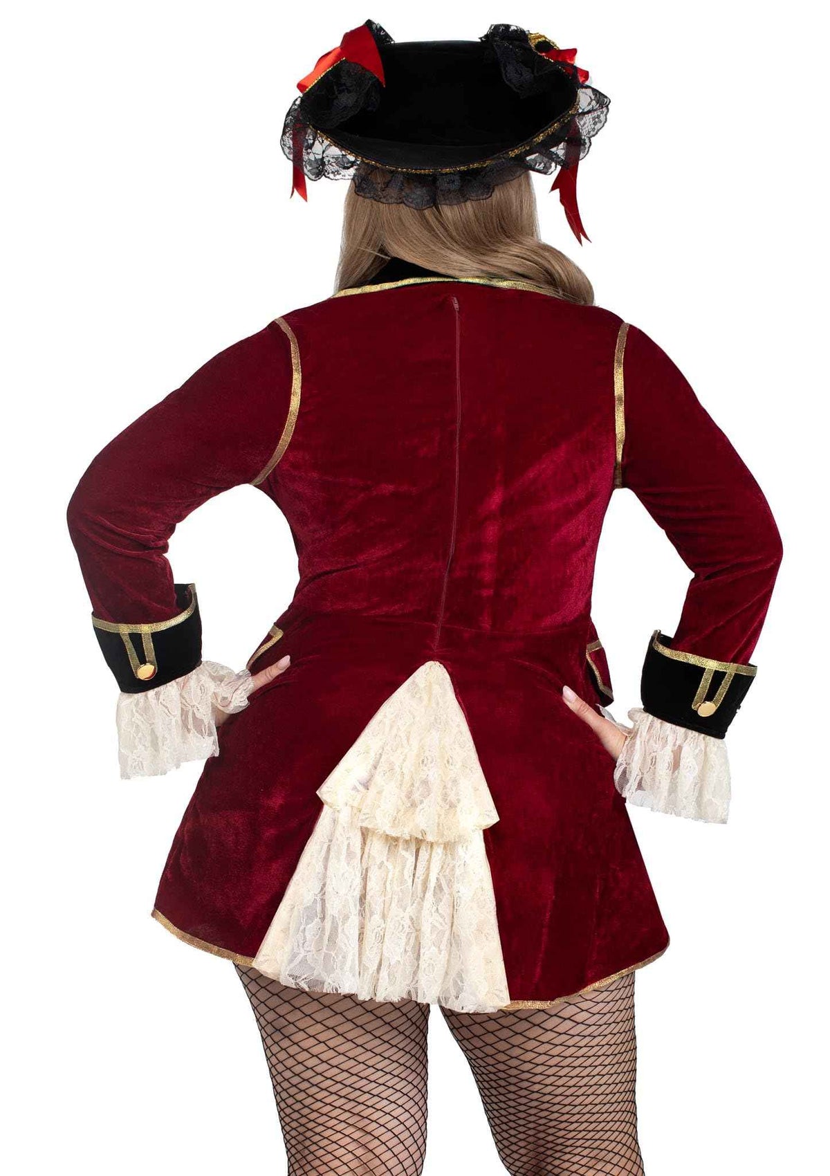 Leg Avenue womens Captivating Captain Halloween Pirate Costume, Multicolor, 3X / 4X