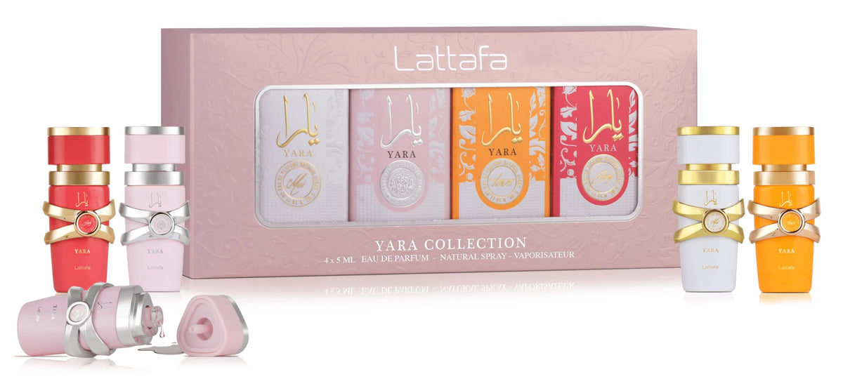 Lattafa Yara Collection – 4 × 5 ml Eau de Parfum Gift Set for Women (Yara + Yara Moi + Yara Tous + Yara Candy) 🍁 All In One Marketplace Canada