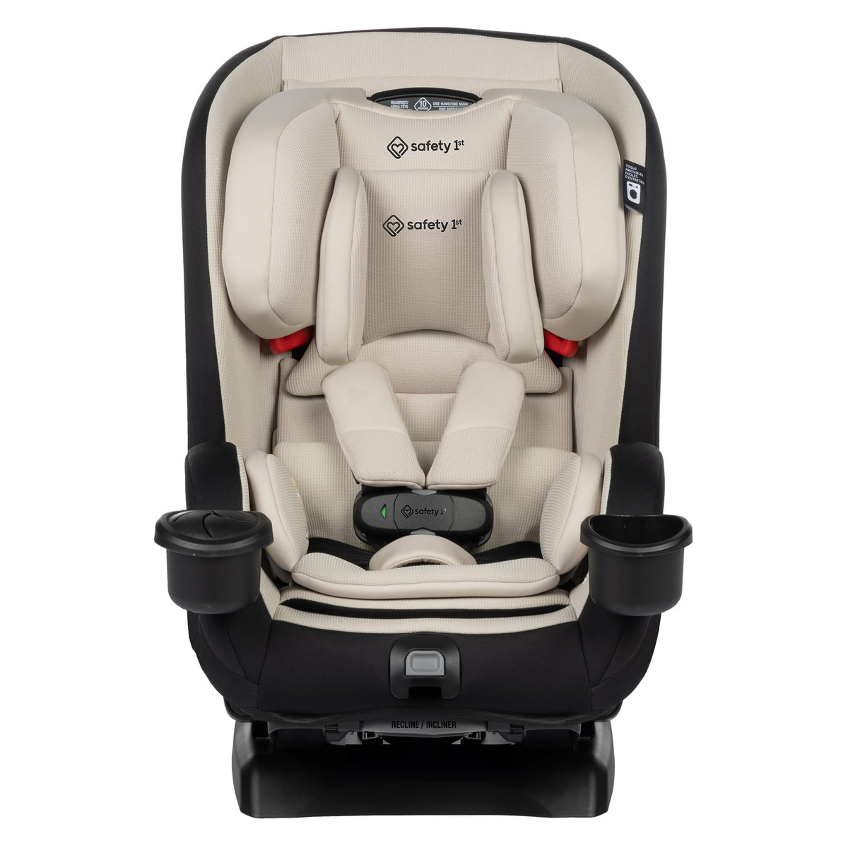 Safety 1st EverSlim 4-in-1 Convertible All-in-One Car Seat, infant to toddler, rear and forward facing, booster mode, backless booster, Fits 3 across, Washable seat, Birth to 10 years, Dunes Edge 🍁 All In One Marketplace Canada