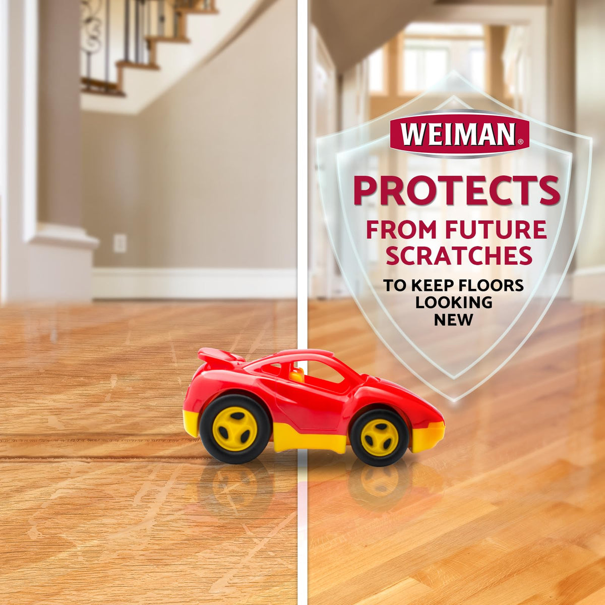 Weiman Wood Floor Polish and Restorer 32 Ounce (2 Pack) - High-Traffic Hardwood Floor, Natural Shine, Removes Scratches, Leaves Protective Layer 🍁 All In One Marketplace Canada