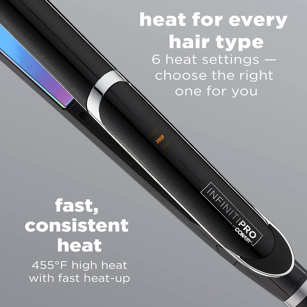 Infiniti Pro by Conair Titanium Flat Iron, Rainbow Finish, 1-Inch 🍁 All In One Marketplace Canada