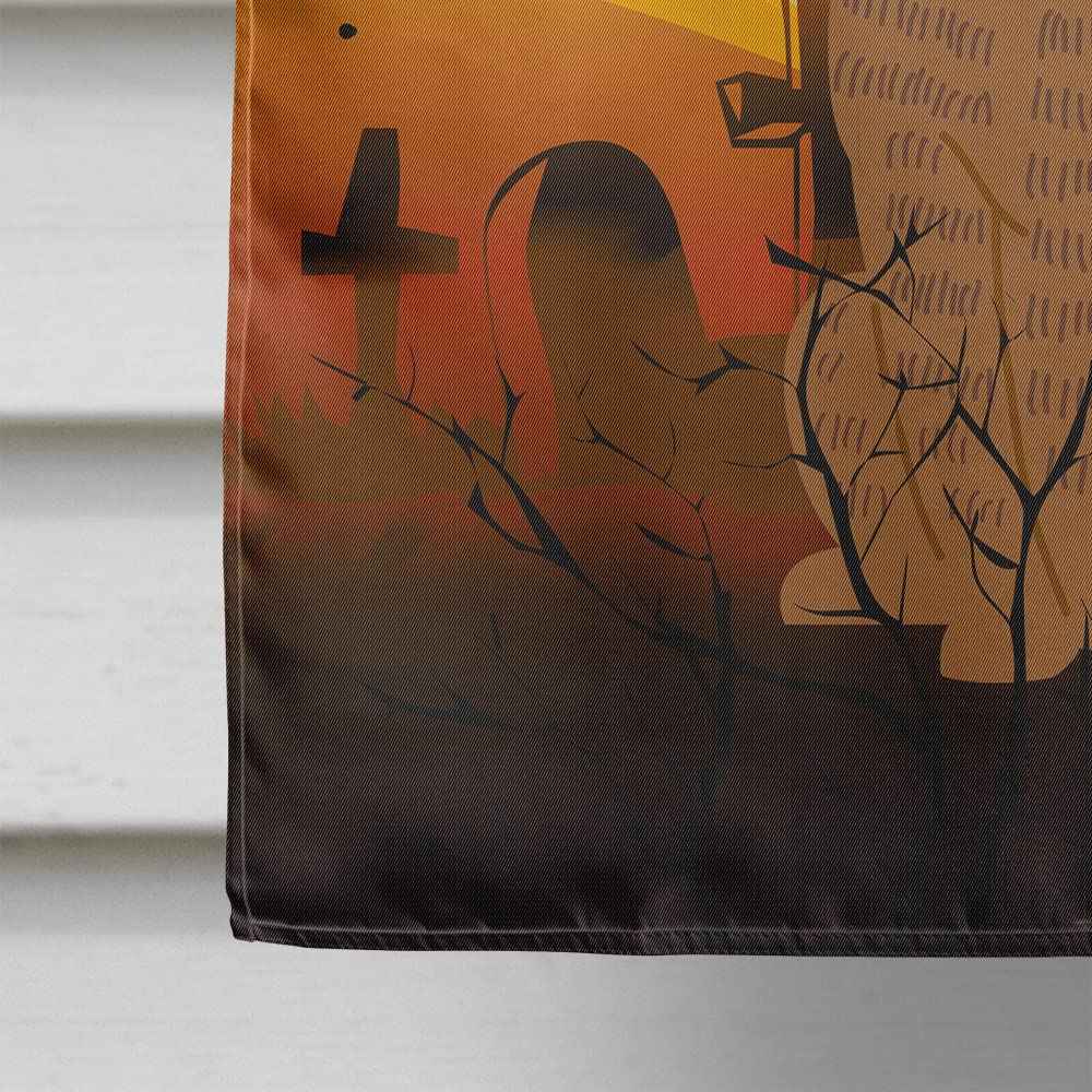 Caroline's Treasures BB4383CHF Halloween Brindle Boxer Flag Canvas House Size, Large, Multicolor