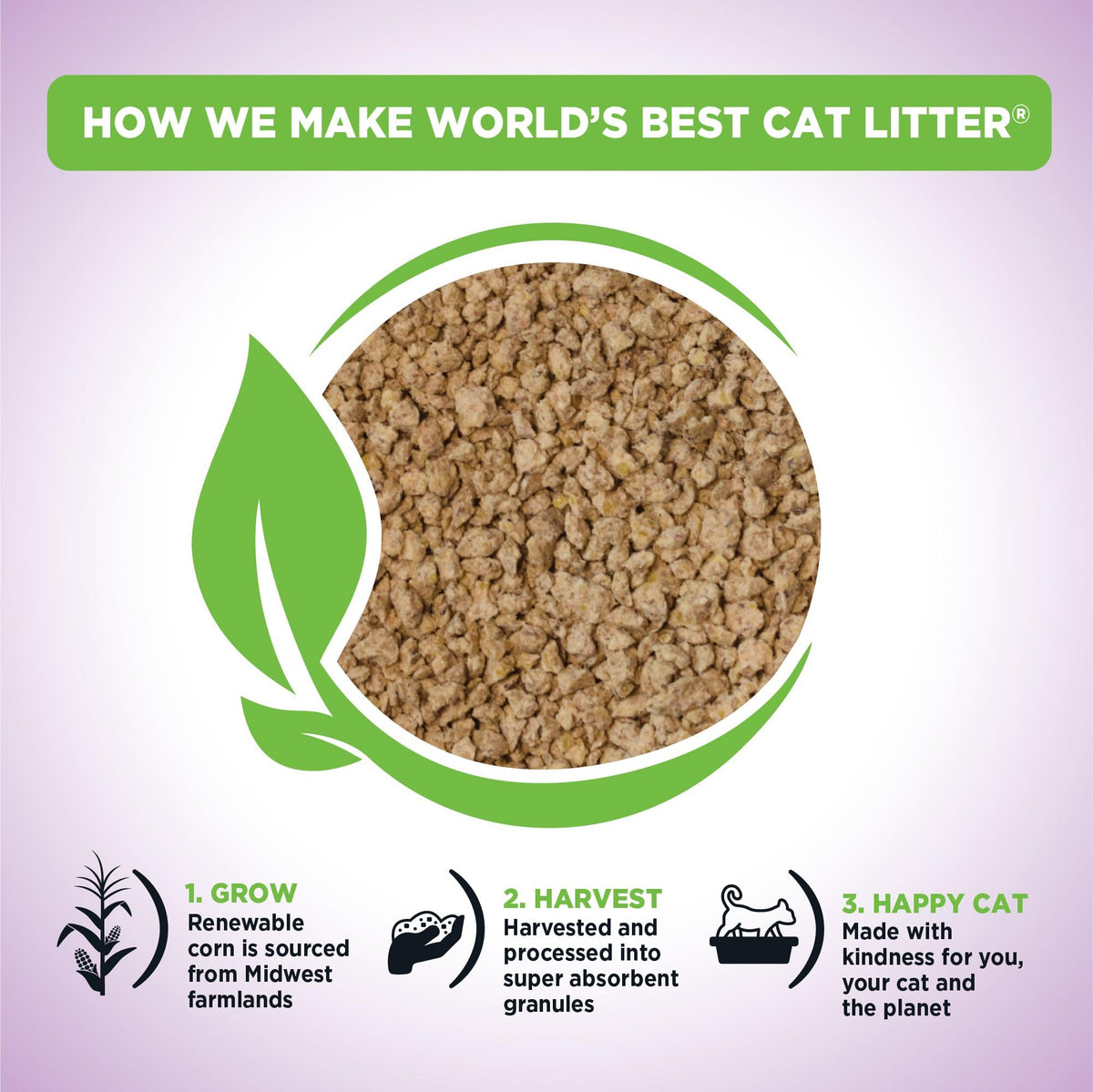 WORLD'S BEST CAT LITTER Multiple Cat Lavender Scented, 32-Pounds 🍁 All In One Marketplace Canada