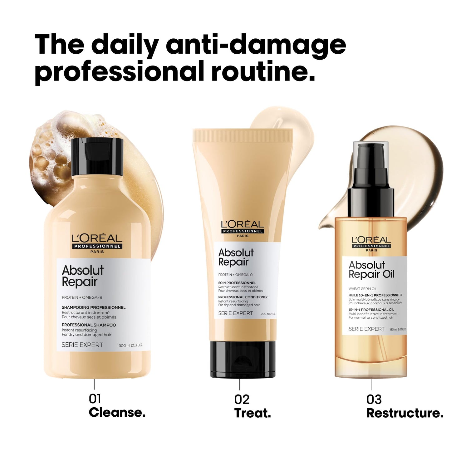 L'Oreal Professionnel Absolut Repair Conditioner, Resurfacing Conditioner for Dry & Damaged Hair, With Protein & Omega 9 🍁 All In One Marketplace Canada