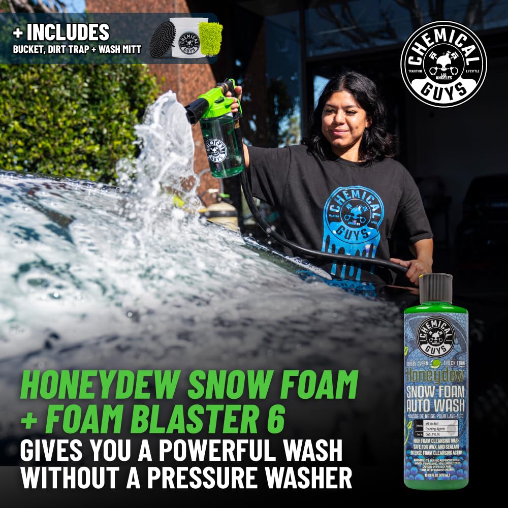 Chemical Guys 14-Piece Arsenal Builder Car Wash Kit with Foam Gun, Bucket and (5) 473 ml Car Care Cleaning Chemicals (Works w/Garden Hose) 🍁 All In One Marketplace Canada