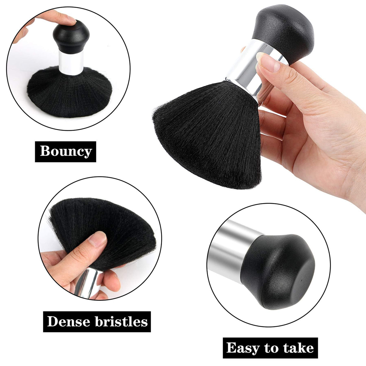 Professional Hair Cutting Cape with Neck Duster Brush, Salon Barber Cape, Hair Cutting Accessories (Solid color) 🍁 All In One Marketplace Canada