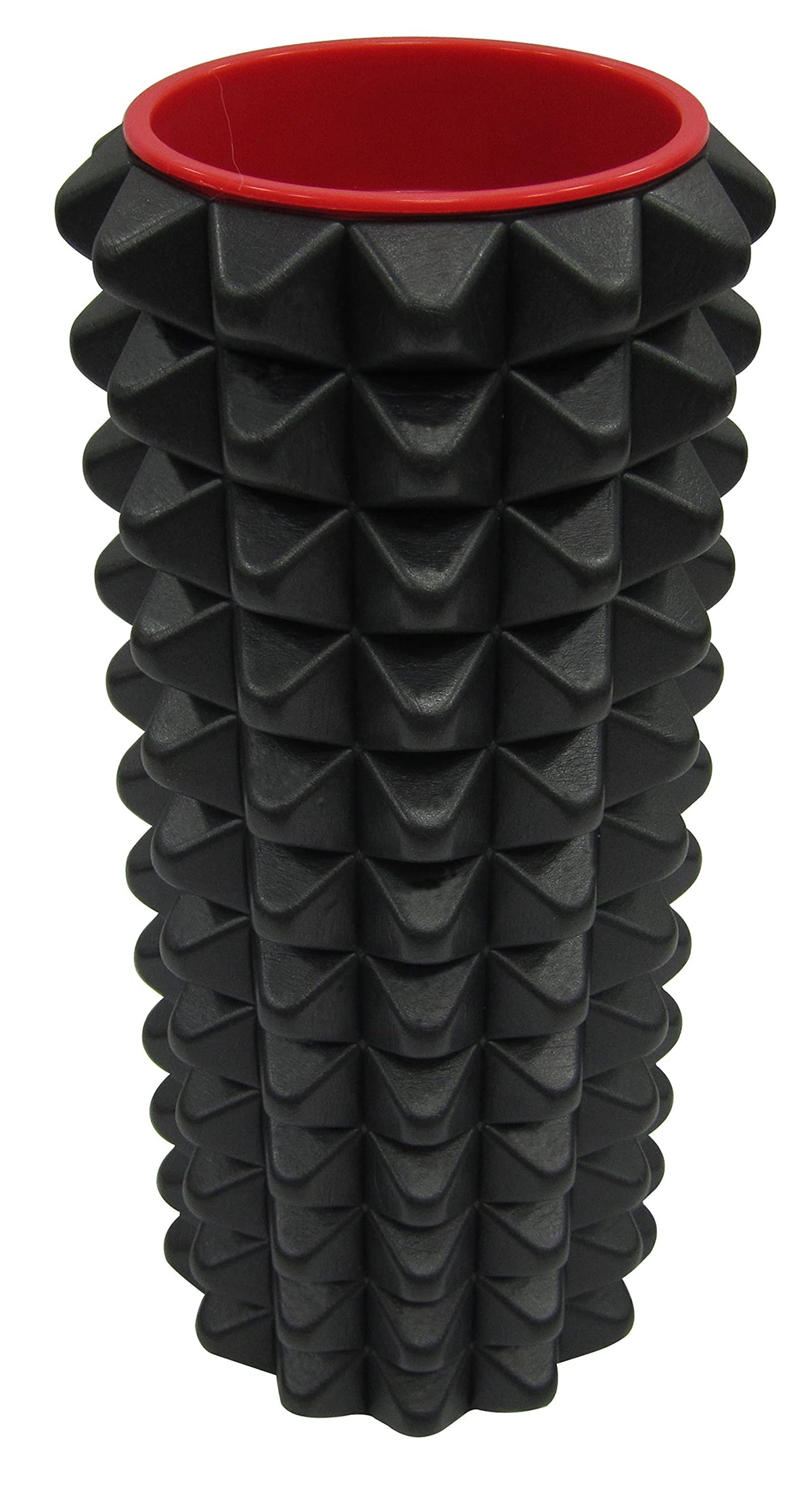IBF Iron Body Fitness Acupoint Foam Roller - 12", High-Density EVA Foam Roller for Deep Tissue Massage, Back Pain, Yoga, and Physical Therapy - Black and Red 🍁 All In One Marketplace Canada