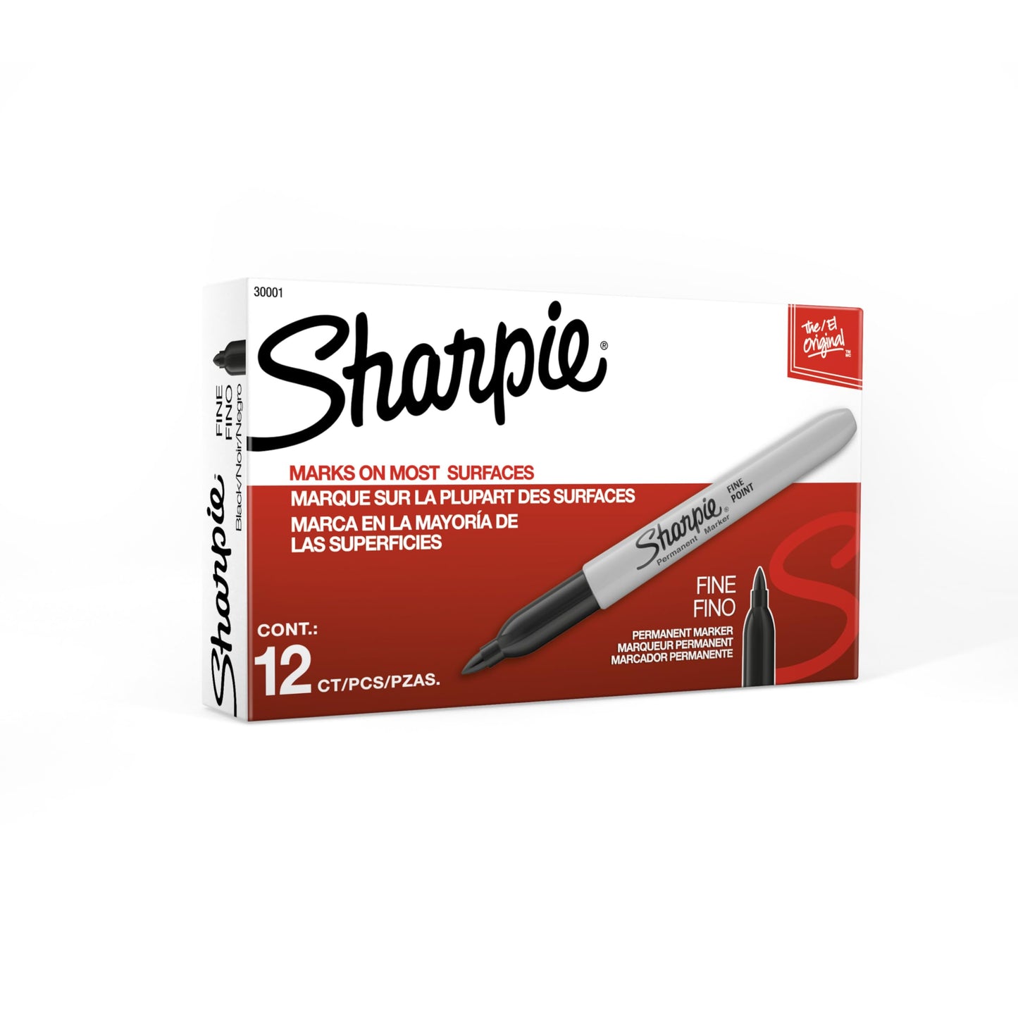 Sharpie Permanent Markers, Fine Point, Black, 12 Count 🍁 All In One Marketplace Canada