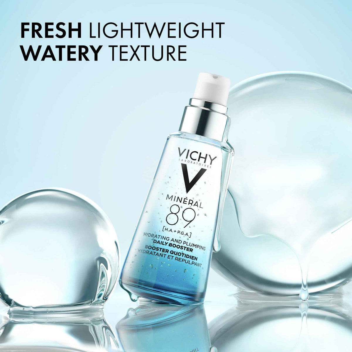 Vichy Hydrating Hyaluronic Acid Serum, Mineral 89 Daily Face Serum Skin Booster with Natural Origin Hyaluronic Acid, Hydrates and Strengthens Sensitive Skin, Recommended by Dermatologists 🍁 All In One Marketplace Canada