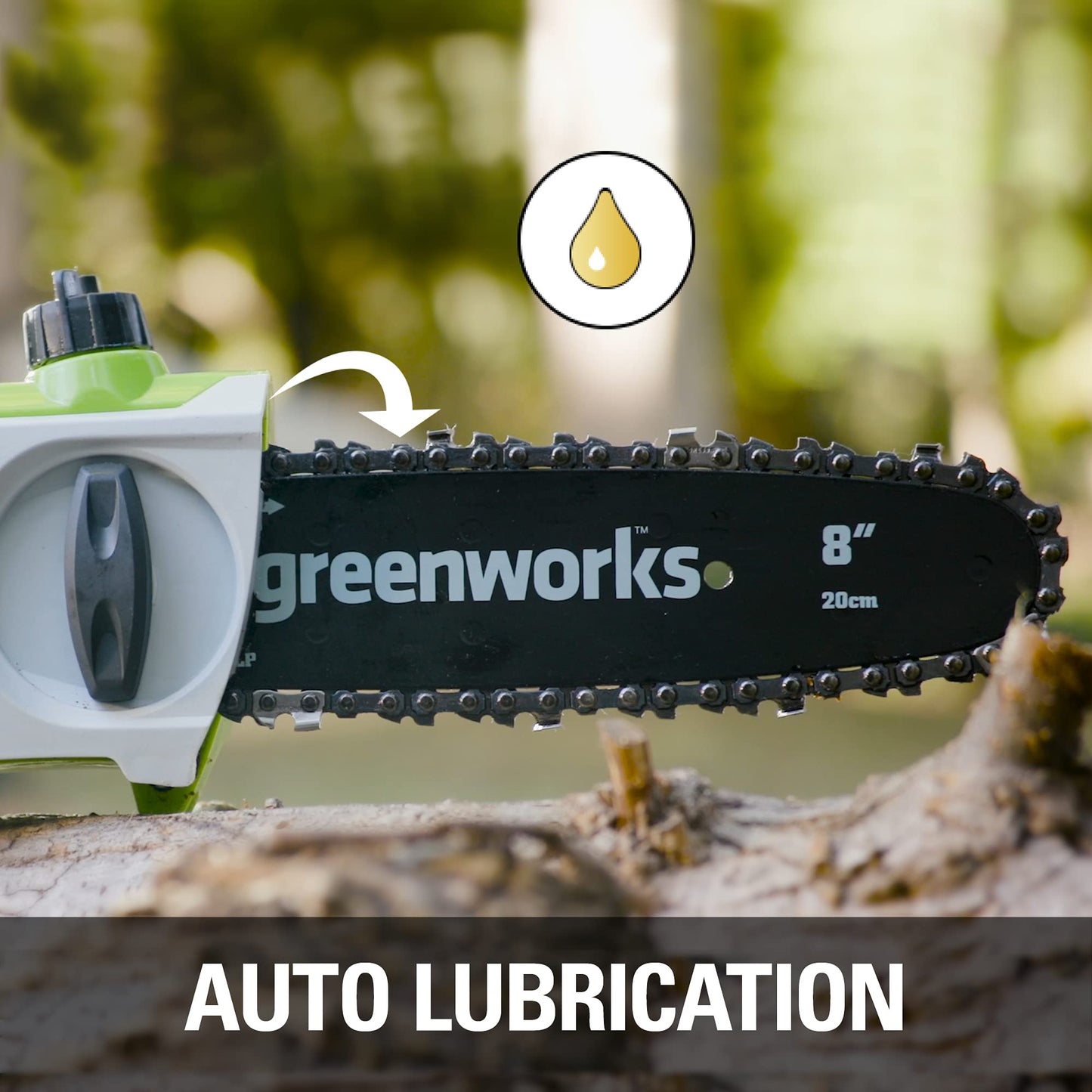 Greenworks 20192 8.5-Inch 6.5 Amp Electric Corded Pole Saw, Green 🍁 All In One Marketplace Canada