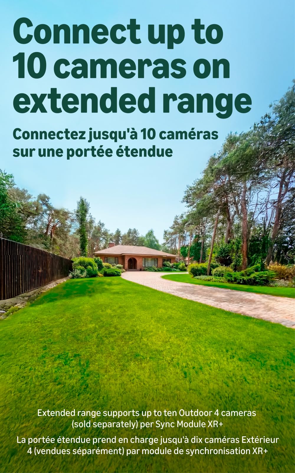 Blink Outdoor XR+ — Extended Range Wireless Outdoor 4 Camera with 10x security coverage powered by Blink's proprietary XR technology — 1 camera system 🍁 All In One Marketplace Canada