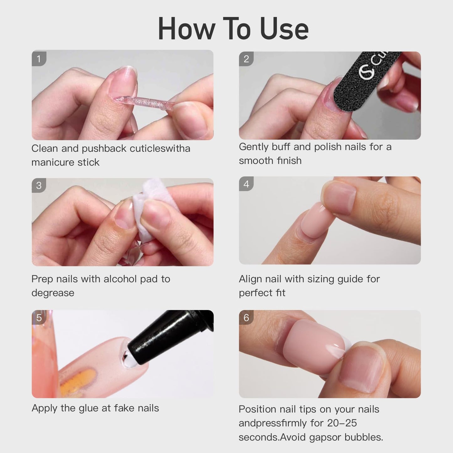 Curvlife 30pcs Short Press On Nails, Shining Stick on Fake Nails Design Glossy Acrylic Nails Tips Glue on Square Press on Nails For Women False Nail Kit With Nail Glue (French Gradient Pink) 🍁 All In One Marketplace Canada