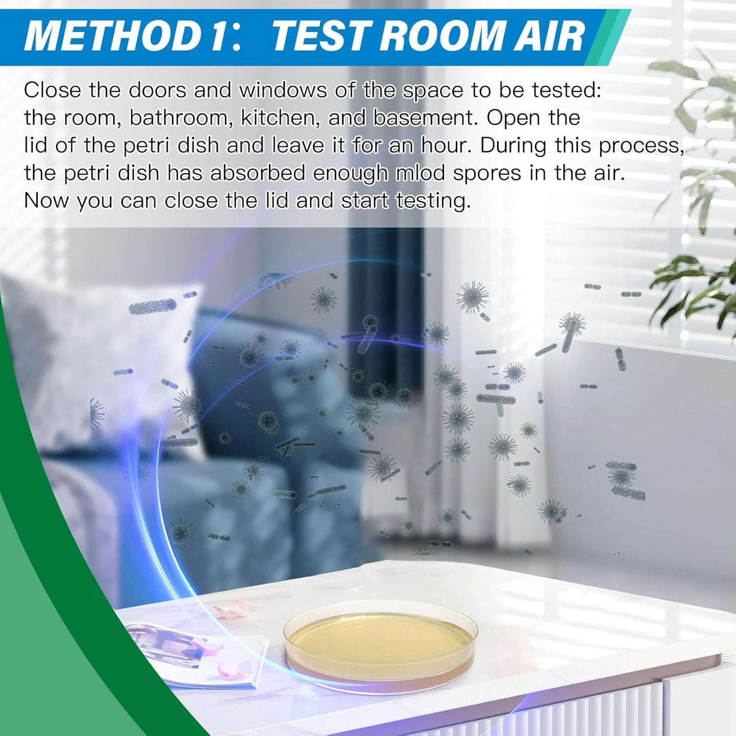 Mold Test Kit for Home - 12 Simple Detection Tests,Test HVAC System,Home Surfaces,& Indoor Air Quality Testing Kits,DIY Mold Detector at Home,Includes Detailed Mold Identification Guide,air Tester 🍁 All In One Marketplace Canada