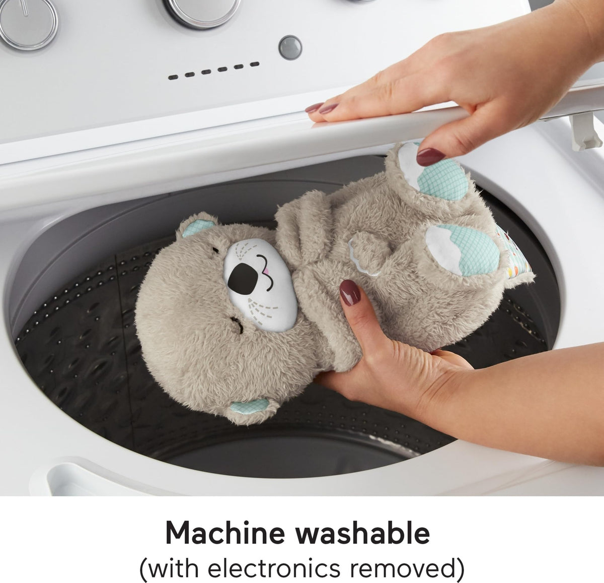 Fisher-Price Baby Toy Soothe ‘n Snuggle Otter, Plush Portable Sound Machine with Breathing Motion & Lights for Newborns Ages 0+ Months 🍁 All In One Marketplace Canada