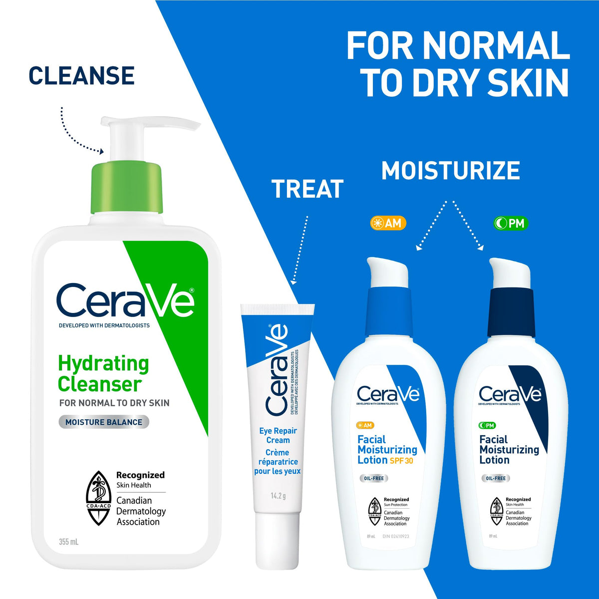 CeraVe EYE CREAM with Hyaluronic Acid for Under Eye Dark circles & Puffiness, Ophthalmologist Tested for Sensitive Eye Area, Fragrance Free, 14.2 Grams 🍁 All In One Marketplace Canada