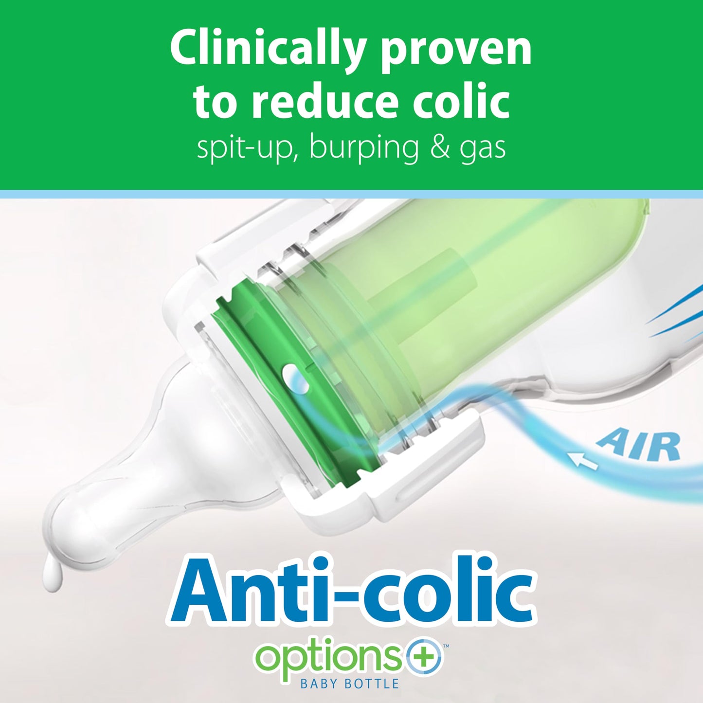 Dr. Brown’s Natural Flow® Anti-Colic Options+™ Narrow Glass Baby Bottles, 4-Pack, 8 oz /240 mL 🍁 All In One Marketplace Canada