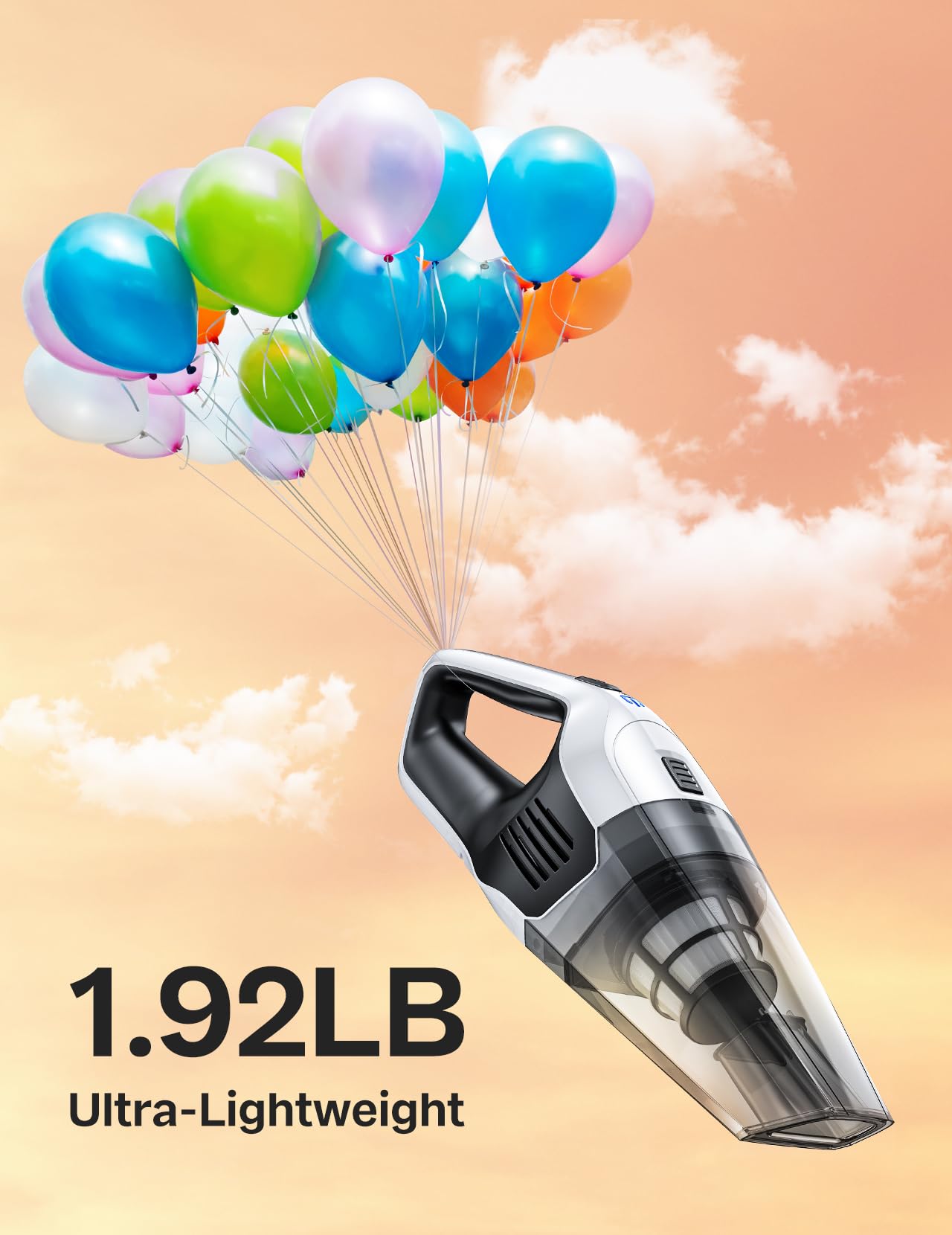 Handheld Vacuum Cleaner, Powerful Suction Portable Lightweight Hand Held Vacuum Cordless with 25-30Mins Long Runtime Rechargeable Battery Quick Charge for Home, Car, Carpet Stairs, Pet Hair Cleaning 🍁 All In One Marketplace Canada