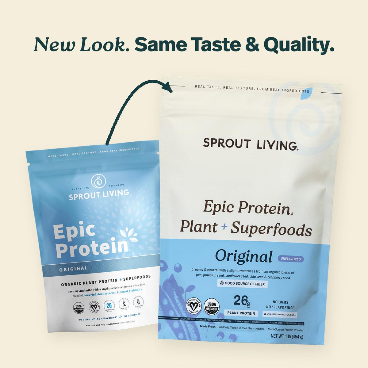 Sprout Living Epic Protein Powder Original 1 lb, original, 1-pound 🍁 All In One Marketplace Canada