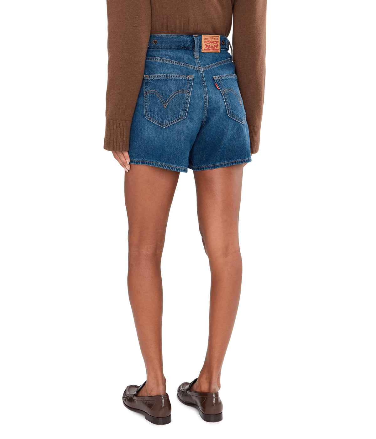 Levi's Womens Cinch Mid-Thigh Short, (New) Kiss Goodbye (Lightweight) (Non-Stretch), 26 🍁 All In One Marketplace Canada