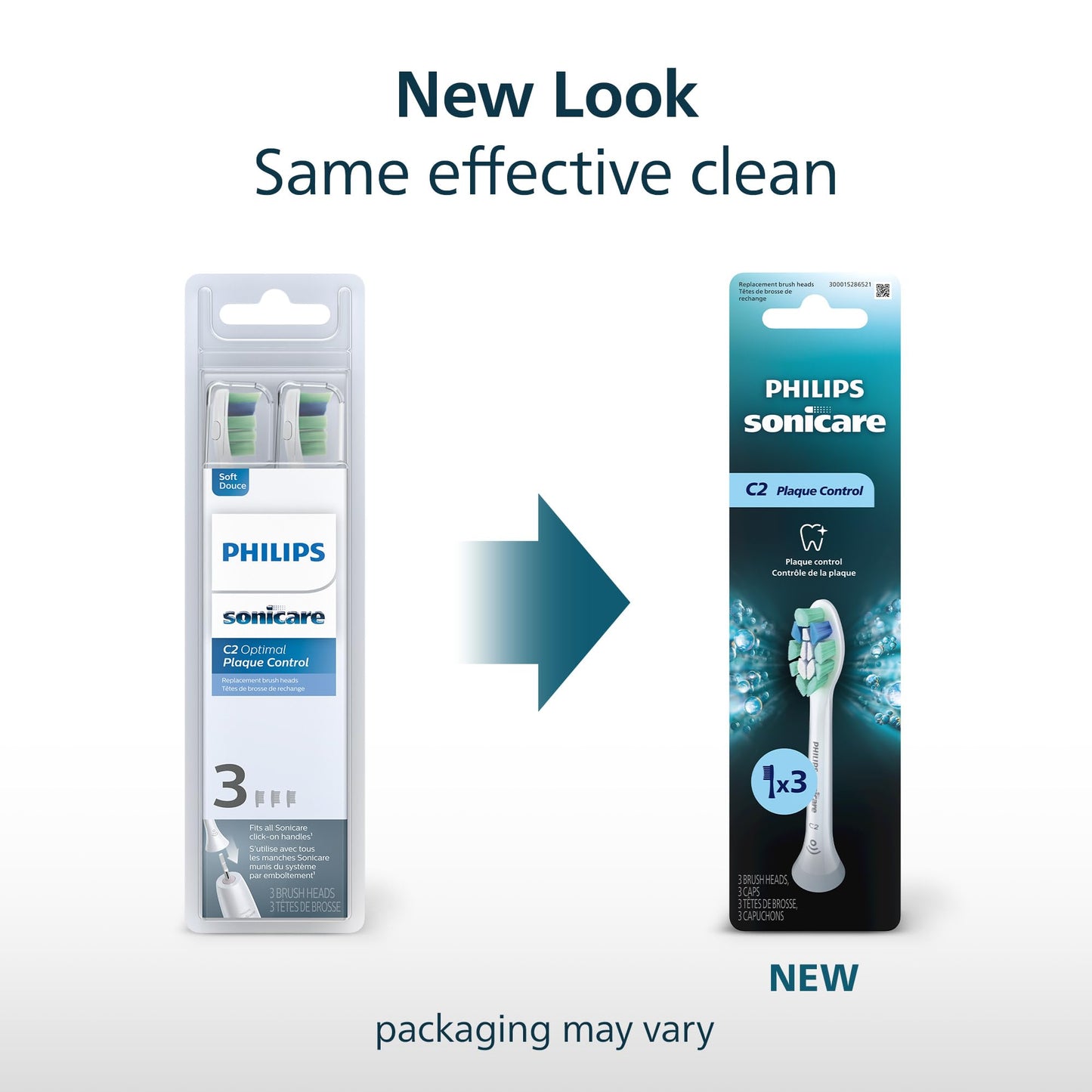 Philips Sonicare Optimal Plaque Control Electric Toothbrush Heads, Motorized Sonicare Toothbrush Heads, BrushSync Technology, Brush Head Pack (3 Heads), White, HX9023/65 🍁 All In One Marketplace Canada
