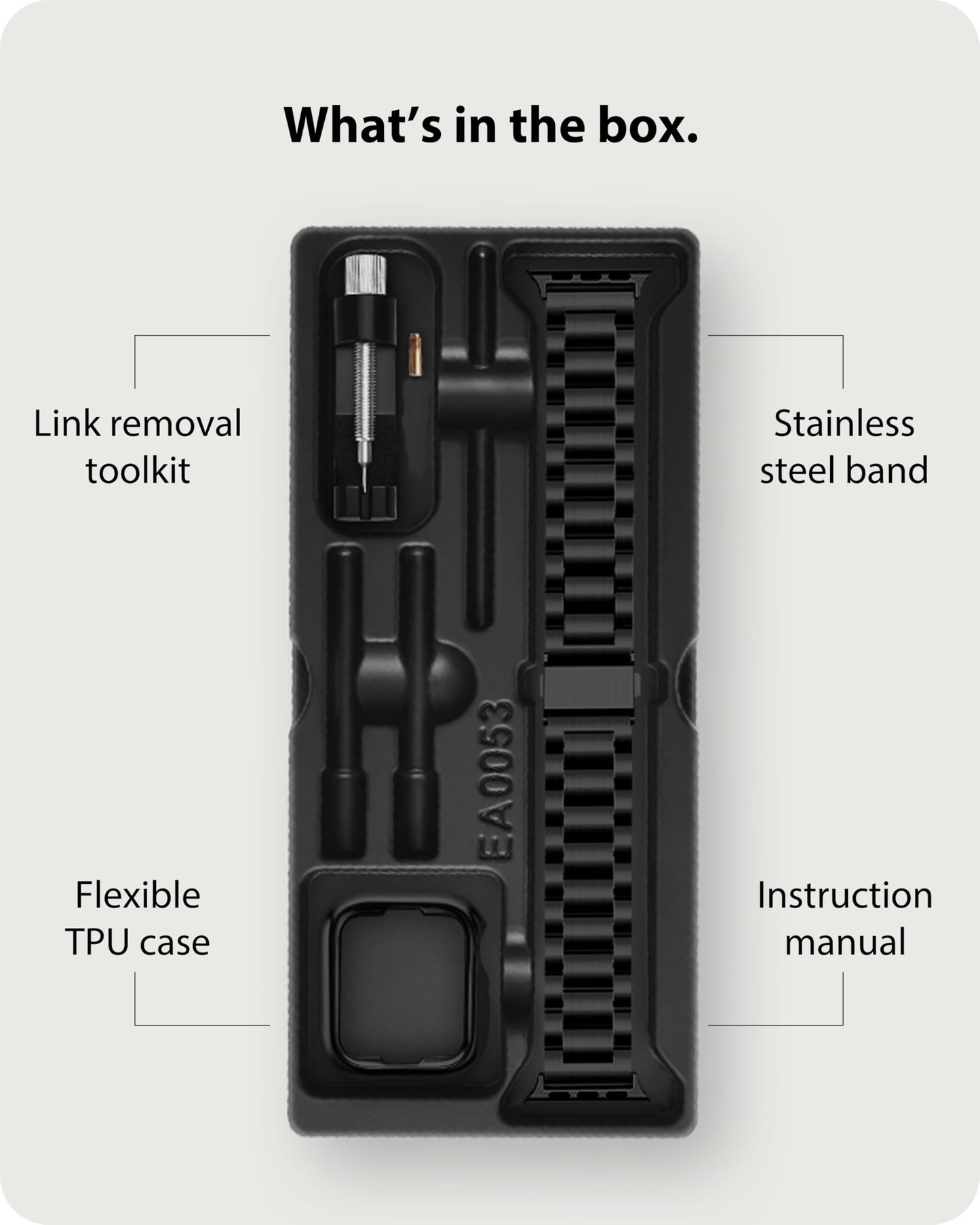 Fullmosa Compatible with Apple Watch Band 45mm 44mm 42mm 46mm 49mm 41mm 40mm 38mm, Stainless Steel Band with Case for iwatch Ultra Series11 10 9 8 7 6 5 4 3 2 1 & SE3/2/1,42mm 44mm 45mm Black 🍁 All In One Marketplace Canada