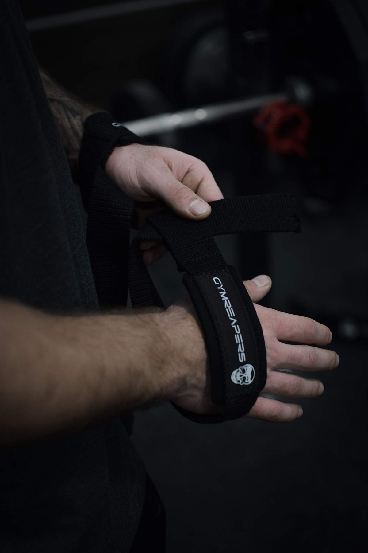 Gymreapers Lifting Wrist Straps for Weightlifting, Bodybuilding, Powerlifting, Strength Training, & Deadlifts - Padded Neoprene with 18" Cotton (Black) 🍁 All In One Marketplace Canada