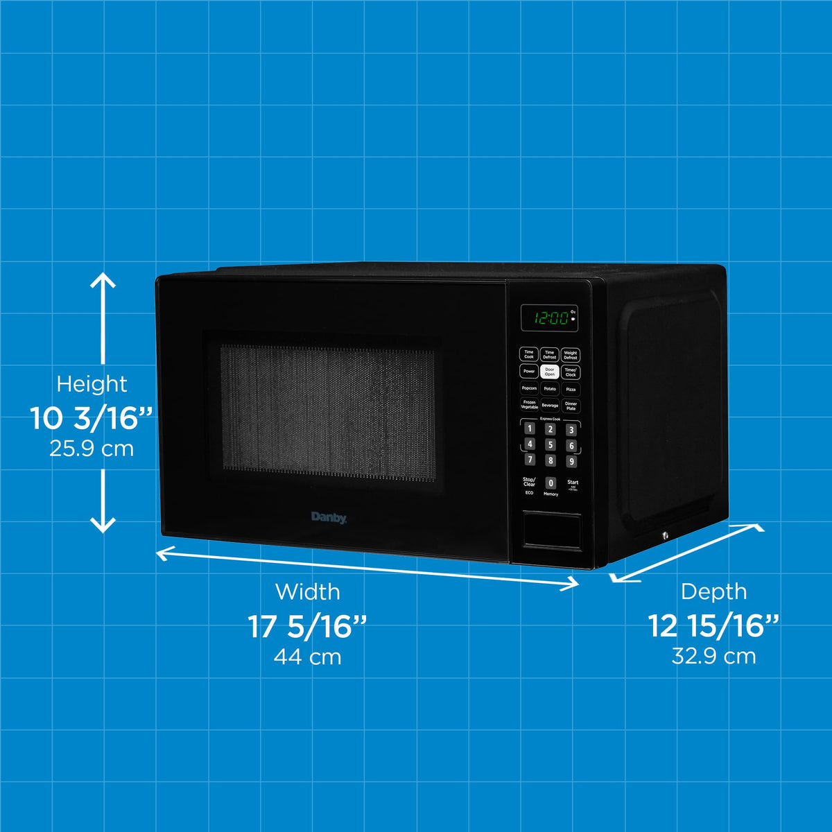 Danby DBMW0721BBB 0.7 Cu. Ft. Countertop Microwave, 700W, 10 Power Levels, 6 Auto-Cook Presets, Express Cook + 30 Sec, Auto Defrost & Child Lock, Black 🍁 All In One Marketplace Canada