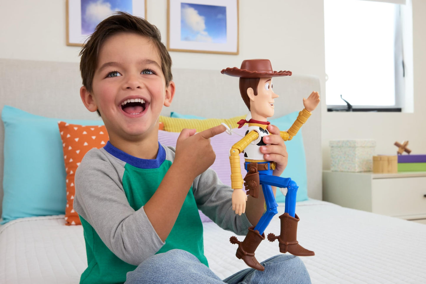 Mattel Disney and Pixar Toy Story 5 Running Woody 12 Inch Action Figure with 50 Plus Movie Phrases and Sounds, Movie-Accurate 🍁 All In One Marketplace Canada