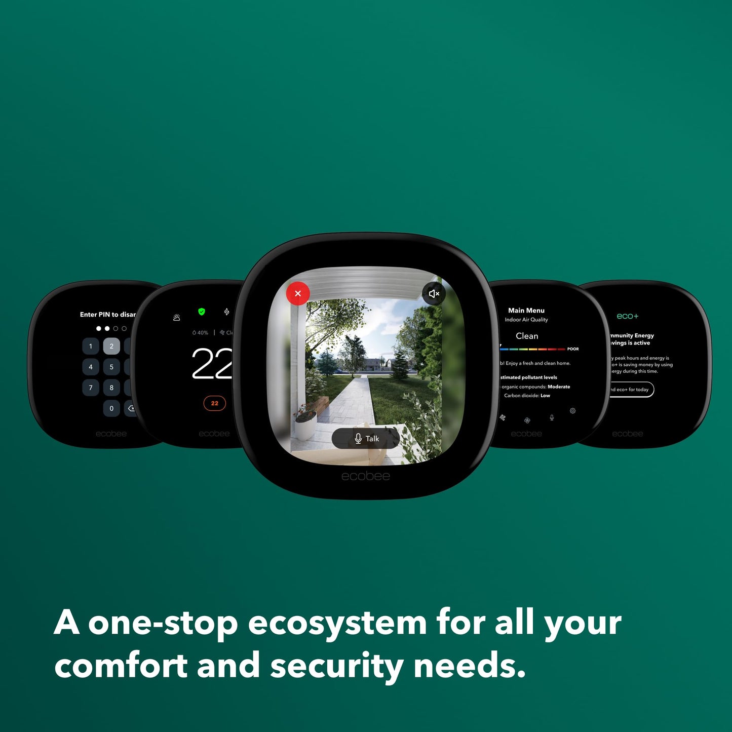 ecobee New Smart Thermostat Premium with Smart Sensor and Air Quality Monitor - Programmable Wifi Thermostat - Works with Siri, Alexa, Google Assistant 🍁 All In One Marketplace Canada