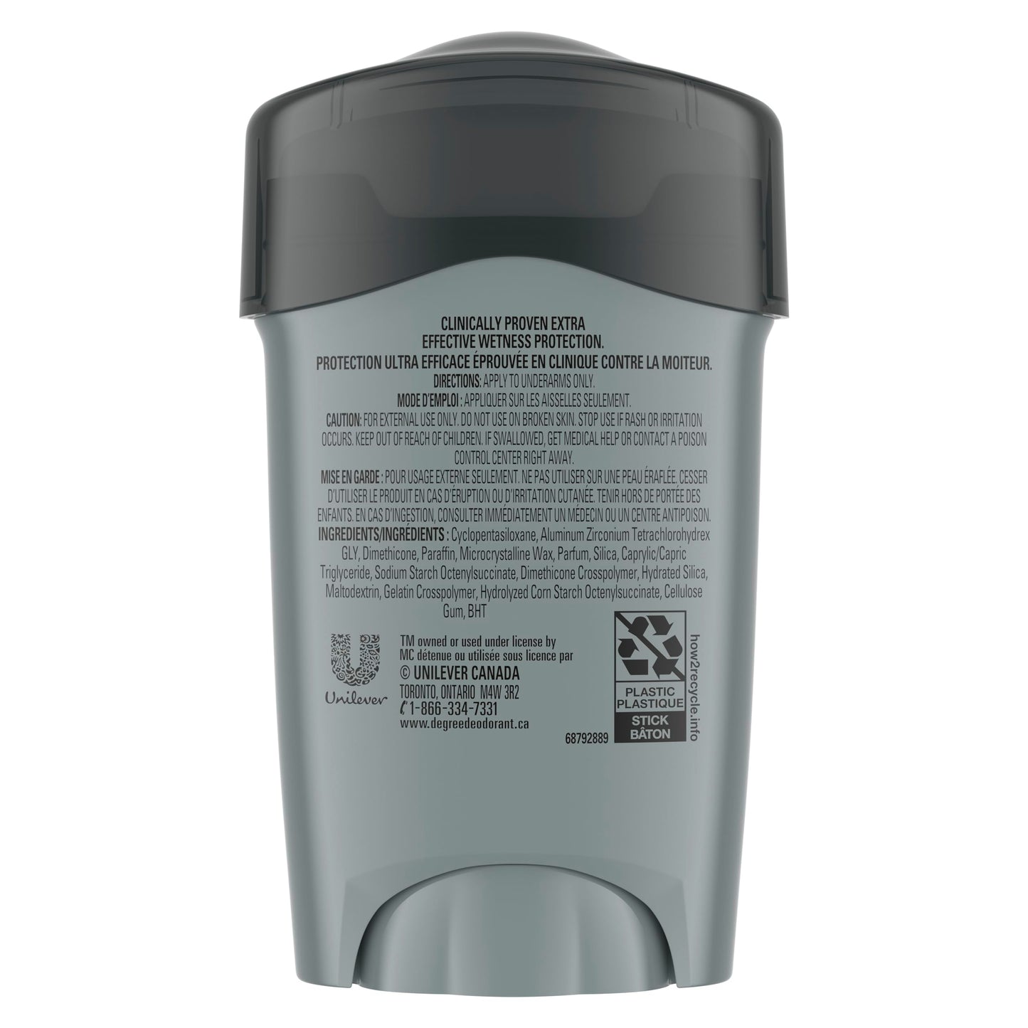 Degree Men Clinical Protection Antiperspirant Deodorant, Clean, for 72-hour Sweat & Odour Protection, 48g (Pack of 4) 🍁 All In One Marketplace Canada