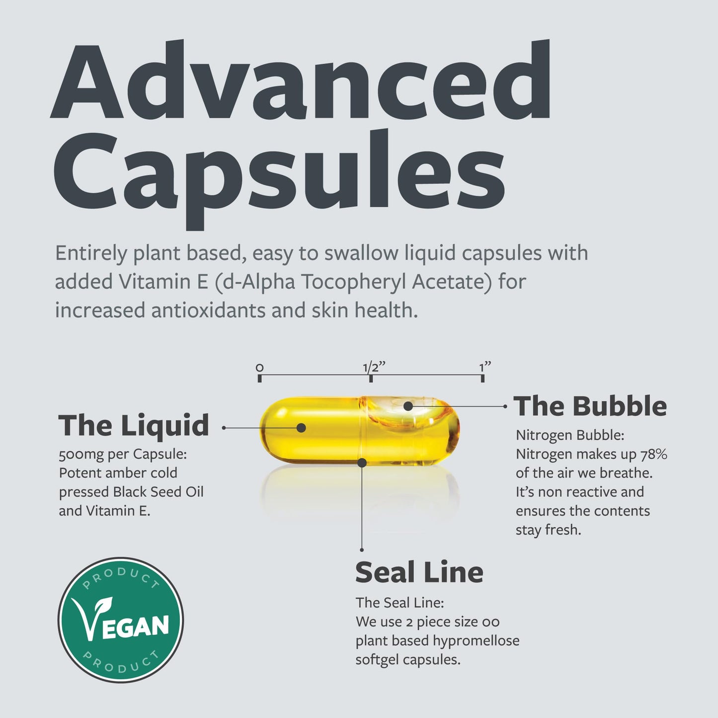 Black Seed Oil Capsules | Cold Pressed | Antioxidant, Blood Sugar & Liver Support | Pure Black Cumin Seed Oil | High in Omega 3 6 9 | Non-GMO & Vegan Black Cumin Oil | 120 Nigella Sativa Softgels 🍁 All In One Marketplace Canada