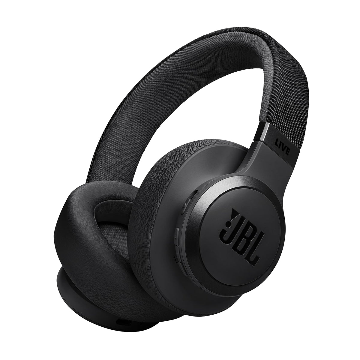 JBL Live 770NC - Wireless Over-Ear Headphones with True Adaptive Noise Cancelling with Smart Ambient, Up to 65 Hours of Battery Life, Comfort-fit Fabric Headband & Carrying Pouch (Black) 🍁 All In One Marketplace Canada